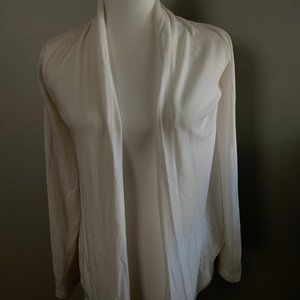 White Flowing Cardigan